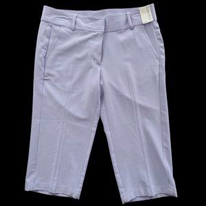 Pebble Beach Lilac Golf Capri Pants - SIZE 8